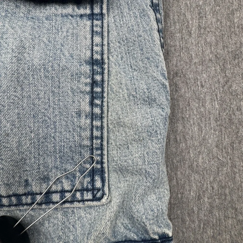 Levi Strauss Signature Jean Shorts Mens Sz 32 Baggy Denim Y2K Vtg Skater Grunge